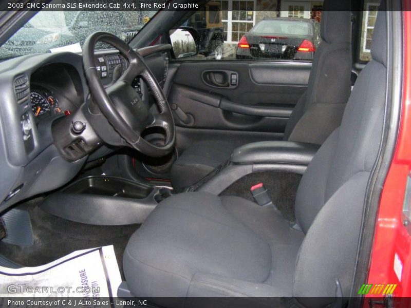 Fire Red / Graphite 2003 GMC Sonoma SLS Extended Cab 4x4