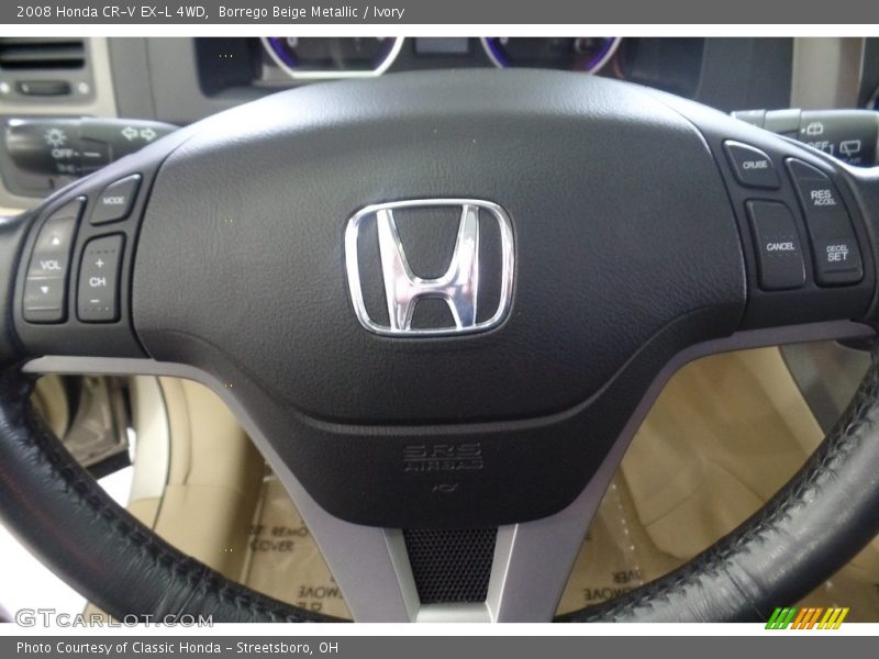 Borrego Beige Metallic / Ivory 2008 Honda CR-V EX-L 4WD