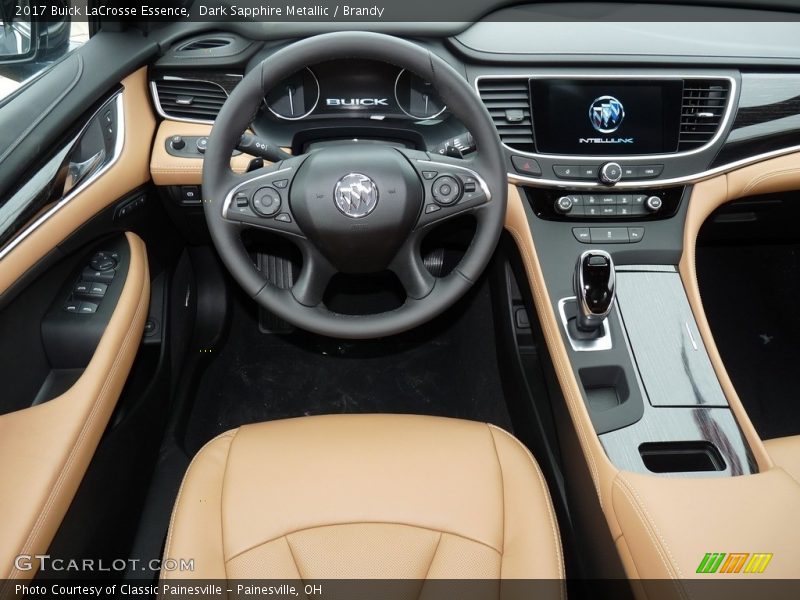 Dark Sapphire Metallic / Brandy 2017 Buick LaCrosse Essence