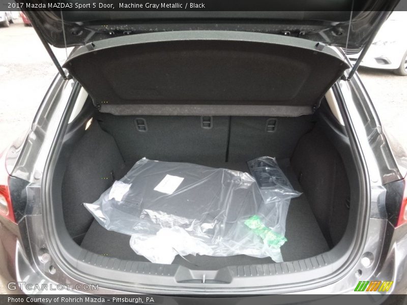 Machine Gray Metallic / Black 2017 Mazda MAZDA3 Sport 5 Door
