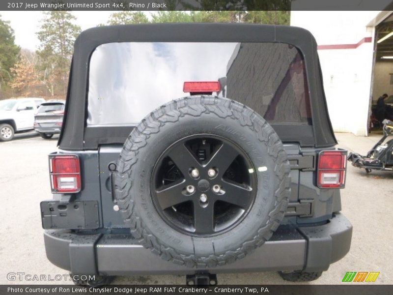 Rhino / Black 2017 Jeep Wrangler Unlimited Sport 4x4