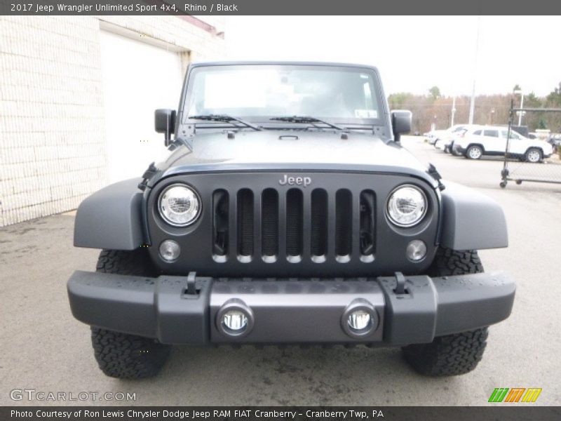 Rhino / Black 2017 Jeep Wrangler Unlimited Sport 4x4