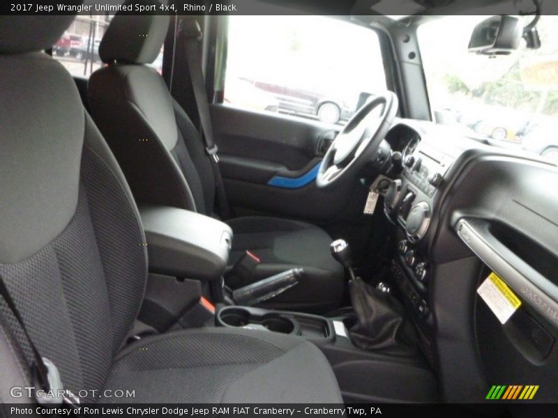 Rhino / Black 2017 Jeep Wrangler Unlimited Sport 4x4