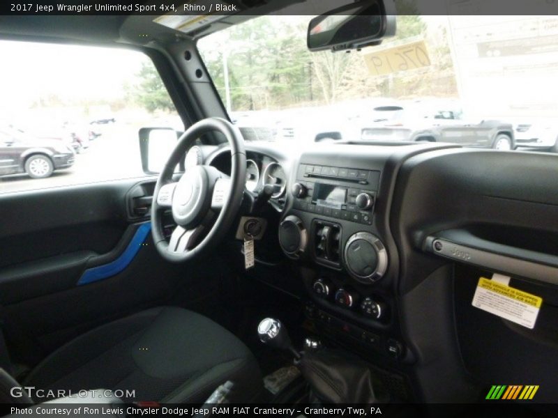 Rhino / Black 2017 Jeep Wrangler Unlimited Sport 4x4