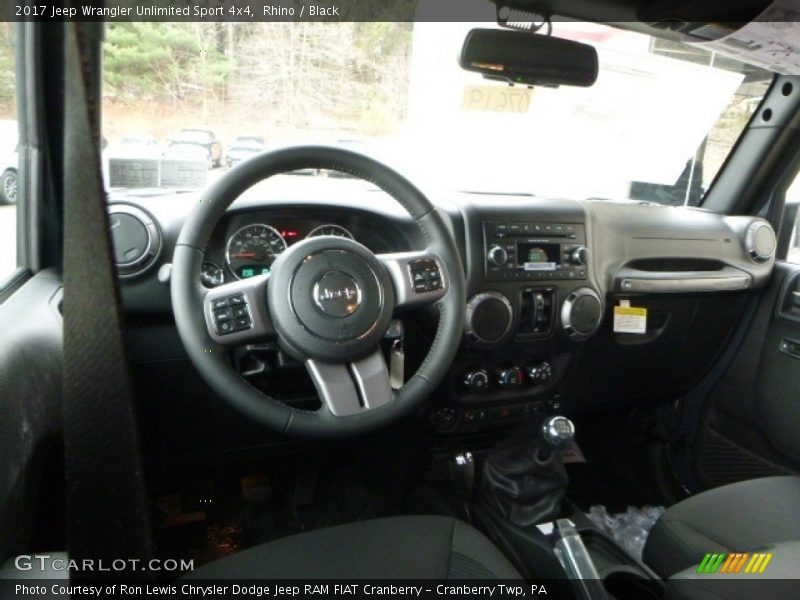 Rhino / Black 2017 Jeep Wrangler Unlimited Sport 4x4