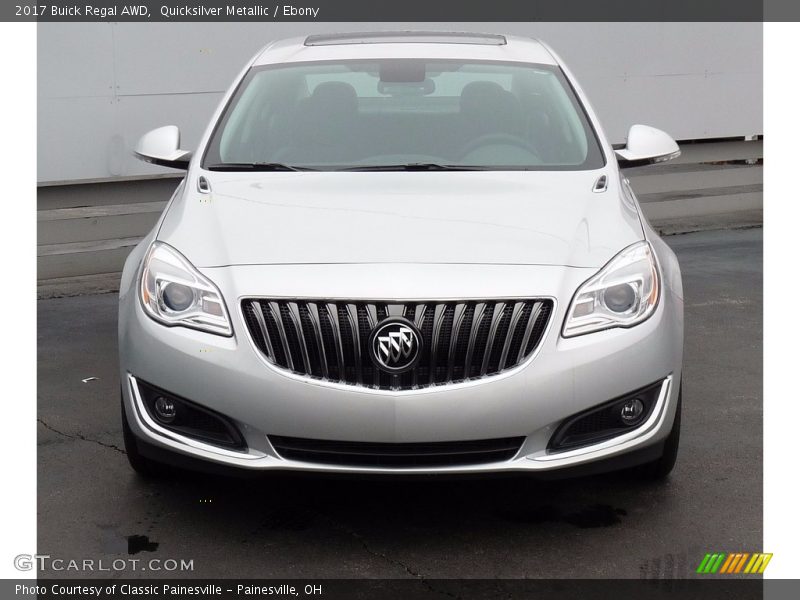 Quicksilver Metallic / Ebony 2017 Buick Regal AWD