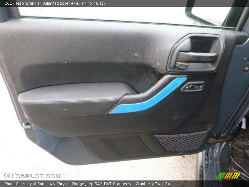 Rhino / Black 2017 Jeep Wrangler Unlimited Sport 4x4