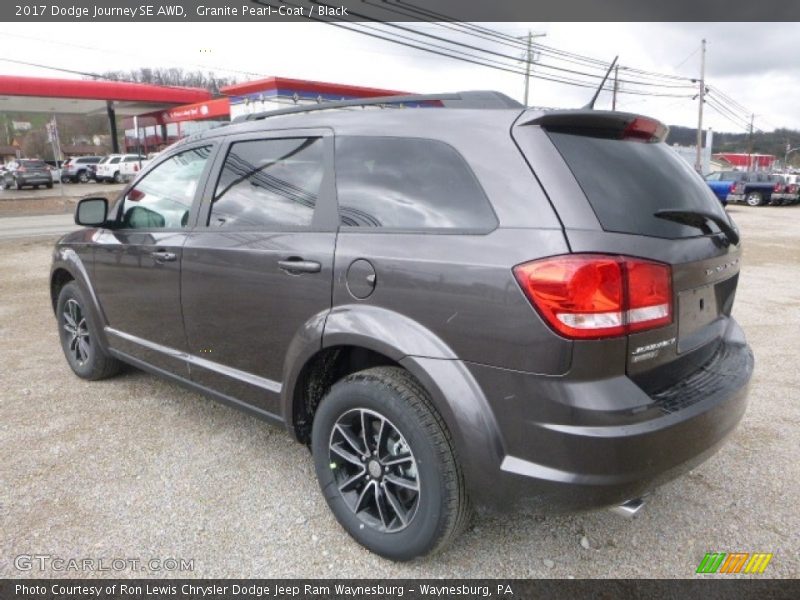 Granite Pearl-Coat / Black 2017 Dodge Journey SE AWD