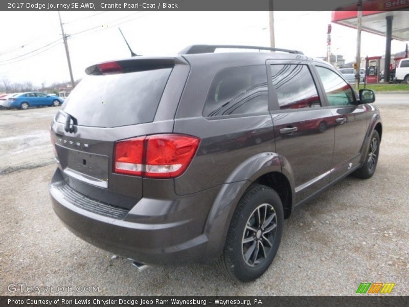 Granite Pearl-Coat / Black 2017 Dodge Journey SE AWD