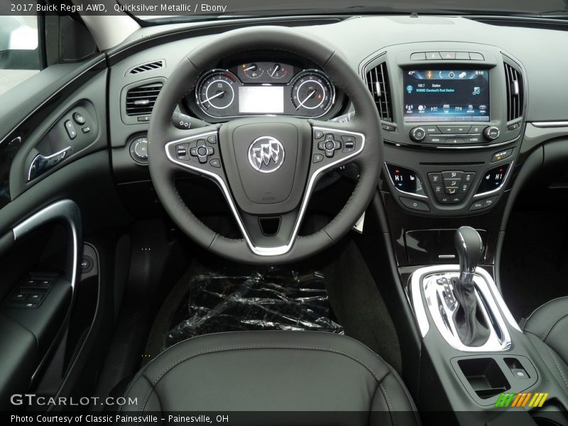 Quicksilver Metallic / Ebony 2017 Buick Regal AWD
