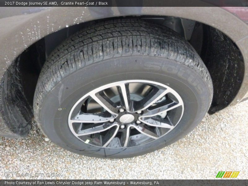 Granite Pearl-Coat / Black 2017 Dodge Journey SE AWD