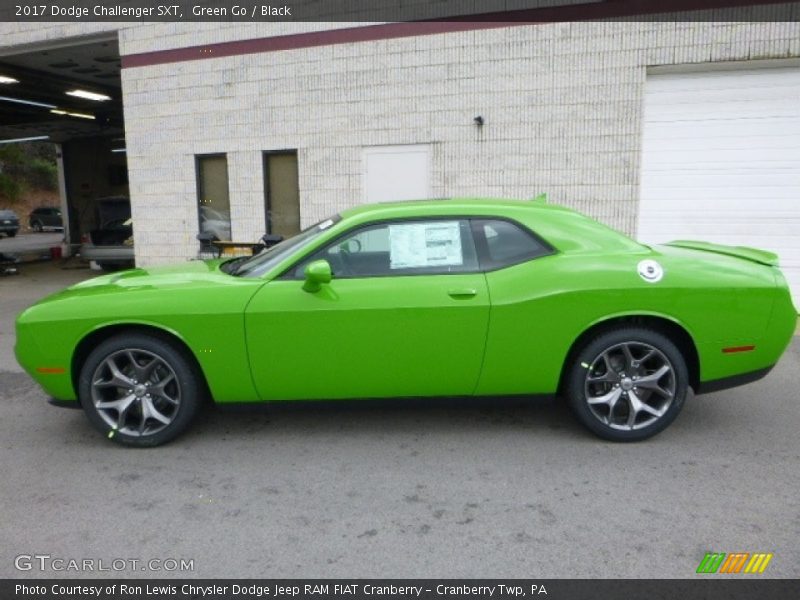 Green Go / Black 2017 Dodge Challenger SXT