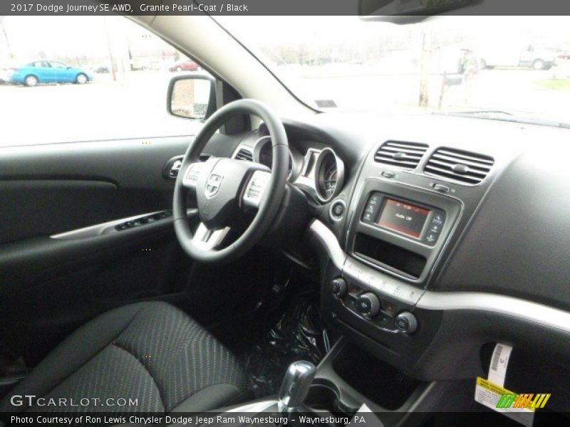 Granite Pearl-Coat / Black 2017 Dodge Journey SE AWD