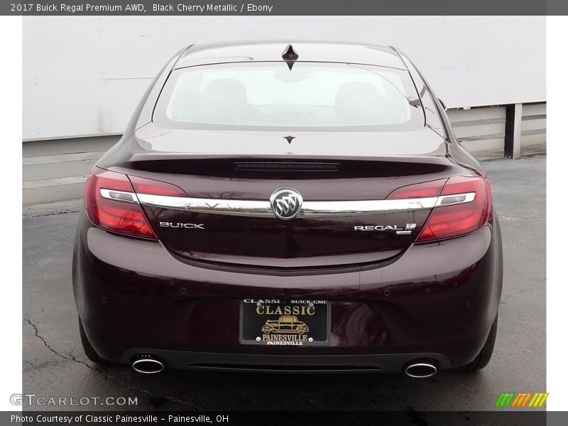 Black Cherry Metallic / Ebony 2017 Buick Regal Premium AWD