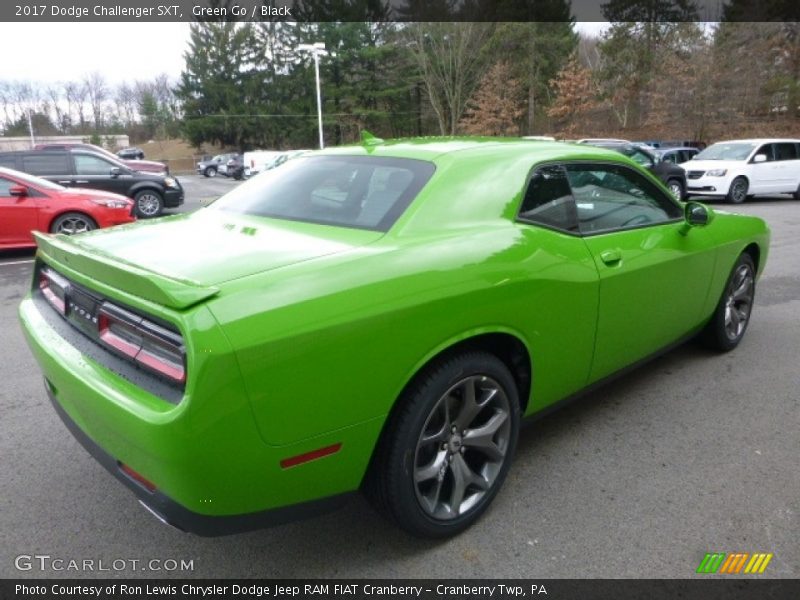 Green Go / Black 2017 Dodge Challenger SXT