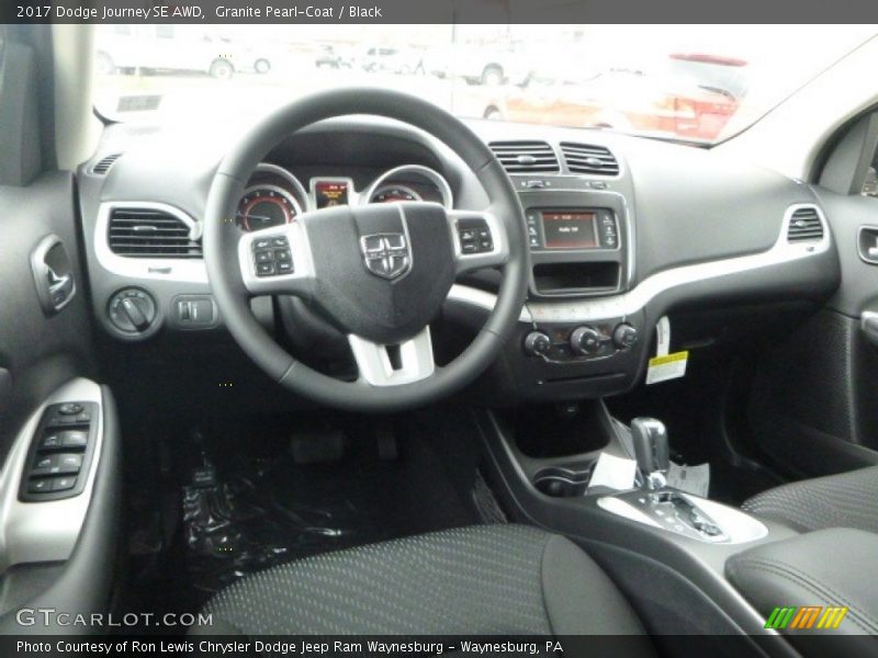 Granite Pearl-Coat / Black 2017 Dodge Journey SE AWD