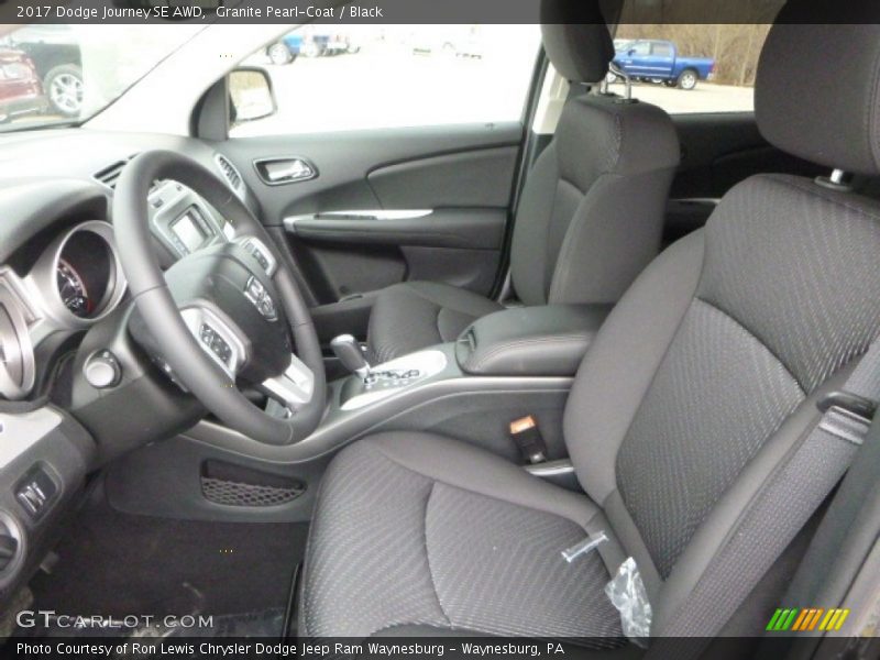 Granite Pearl-Coat / Black 2017 Dodge Journey SE AWD