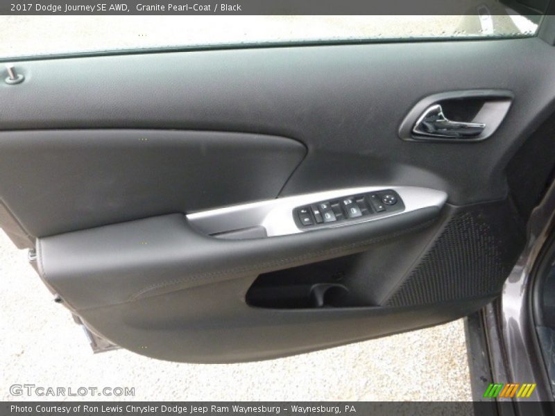 Granite Pearl-Coat / Black 2017 Dodge Journey SE AWD
