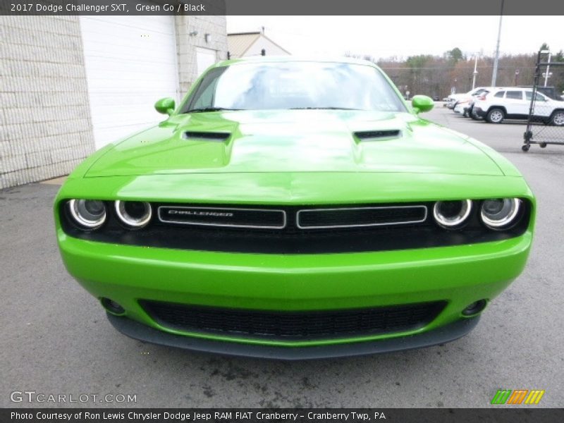 Green Go / Black 2017 Dodge Challenger SXT