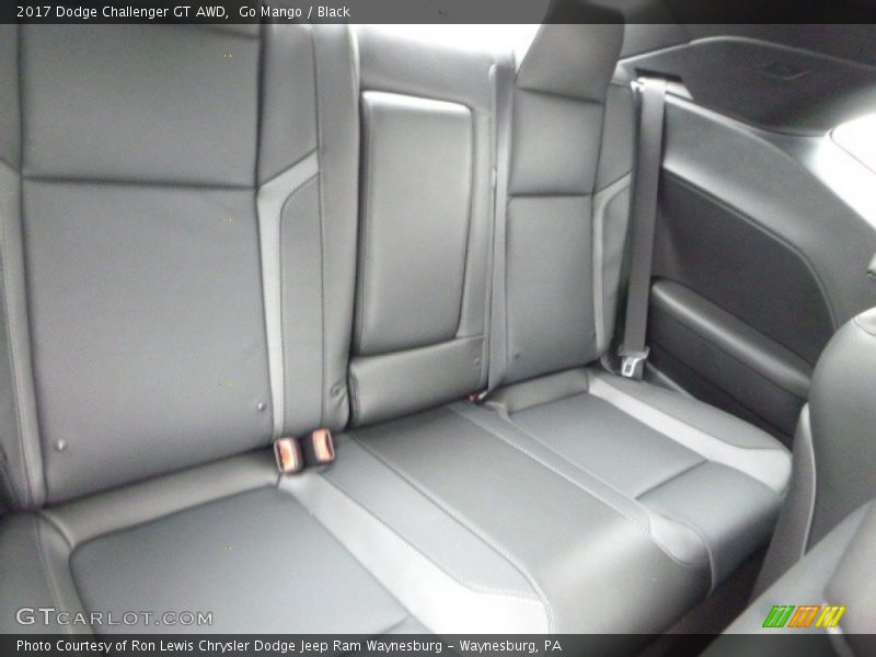 Go Mango / Black 2017 Dodge Challenger GT AWD