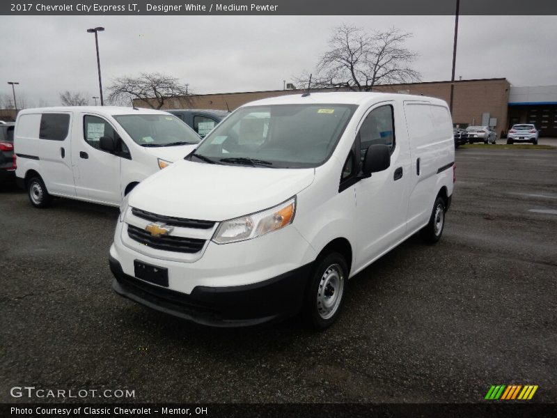 Designer White / Medium Pewter 2017 Chevrolet City Express LT