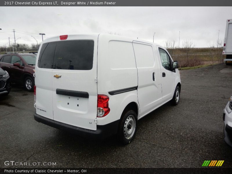 Designer White / Medium Pewter 2017 Chevrolet City Express LT