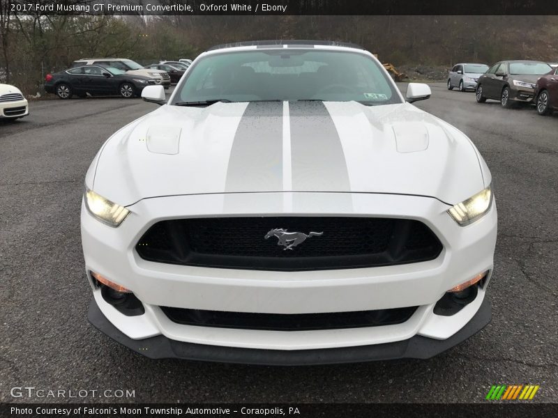 Oxford White / Ebony 2017 Ford Mustang GT Premium Convertible
