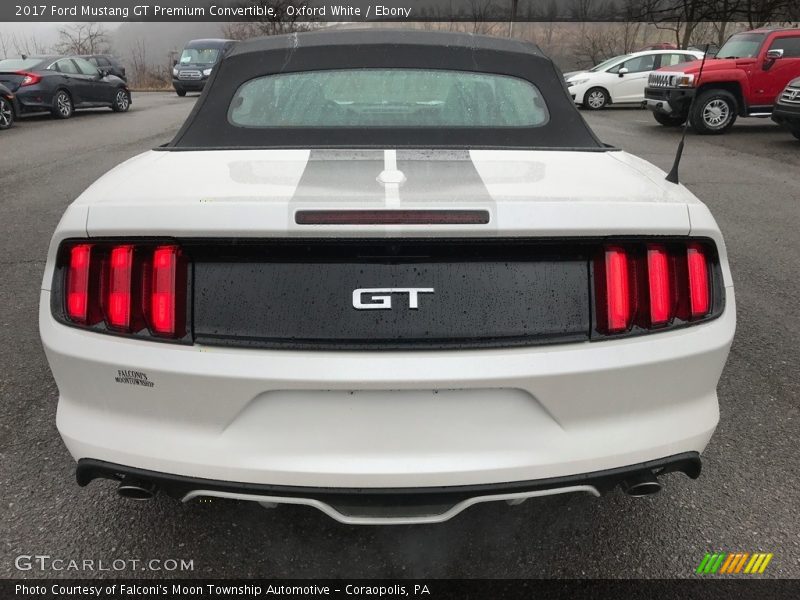 Oxford White / Ebony 2017 Ford Mustang GT Premium Convertible