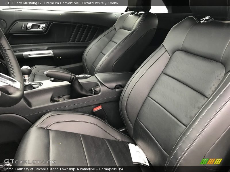 Oxford White / Ebony 2017 Ford Mustang GT Premium Convertible