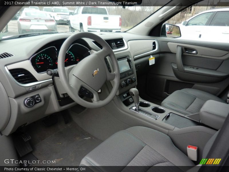 Summit White / Dark Titanium/Light Titanium 2017 Chevrolet Traverse LS AWD