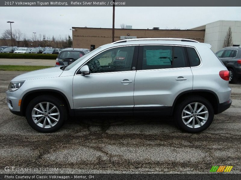 Reflex Silver Metallic / Charcoal 2017 Volkswagen Tiguan Wolfsburg