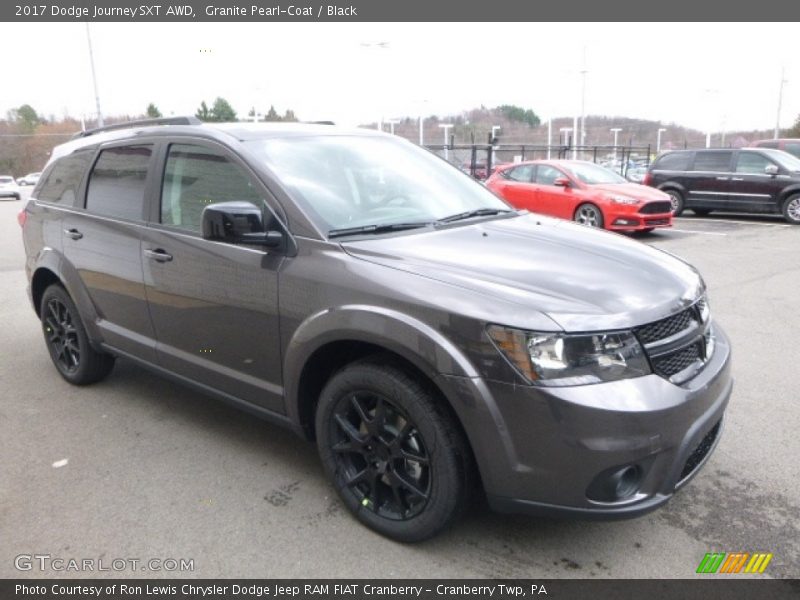 Granite Pearl-Coat / Black 2017 Dodge Journey SXT AWD