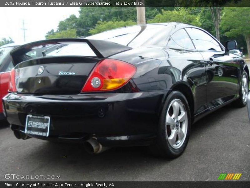 Jet Black / Black 2003 Hyundai Tiburon Tuscani 2.7 Elisa GT Supercharged