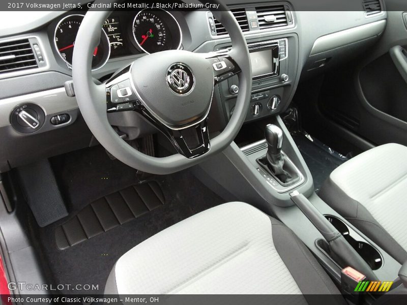 Cardinal Red Metallic / Black/Palladium Gray 2017 Volkswagen Jetta S
