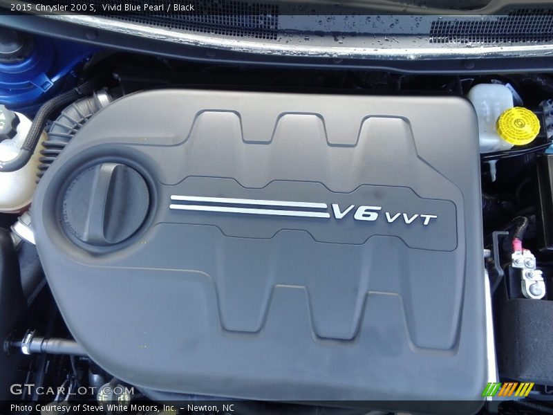 Vivid Blue Pearl / Black 2015 Chrysler 200 S