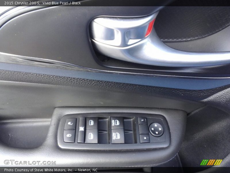 Vivid Blue Pearl / Black 2015 Chrysler 200 S