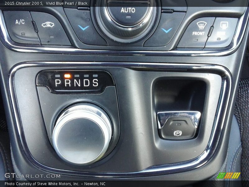 Vivid Blue Pearl / Black 2015 Chrysler 200 S