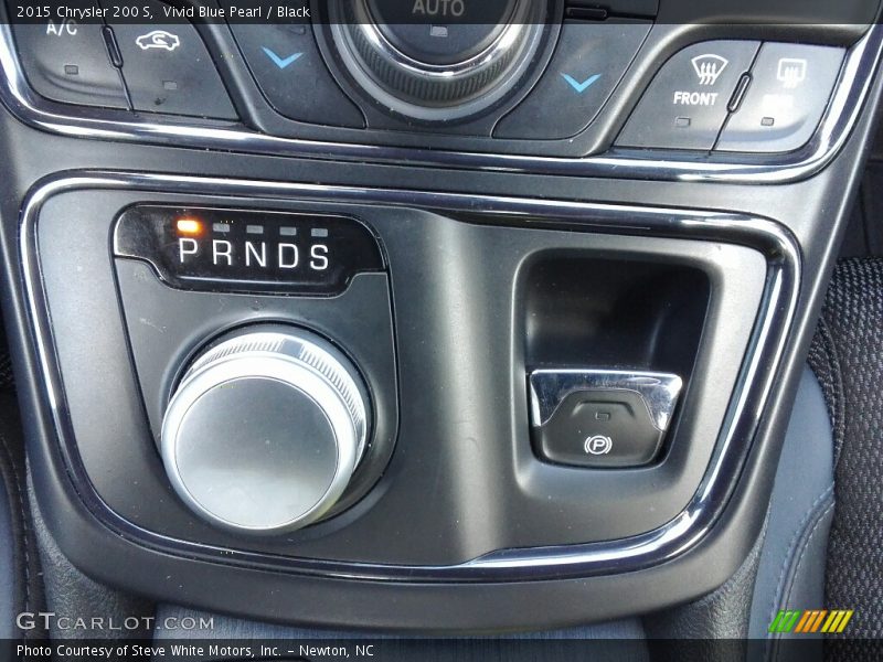 Vivid Blue Pearl / Black 2015 Chrysler 200 S