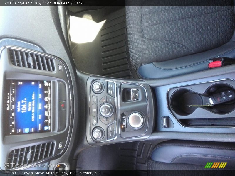 Vivid Blue Pearl / Black 2015 Chrysler 200 S
