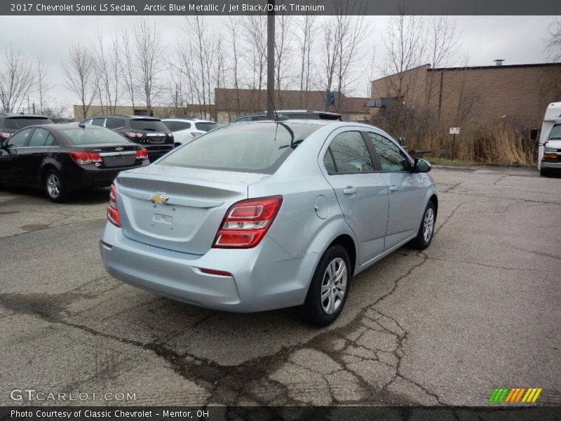 Arctic Blue Metallic / Jet Black/Dark Titanium 2017 Chevrolet Sonic LS Sedan