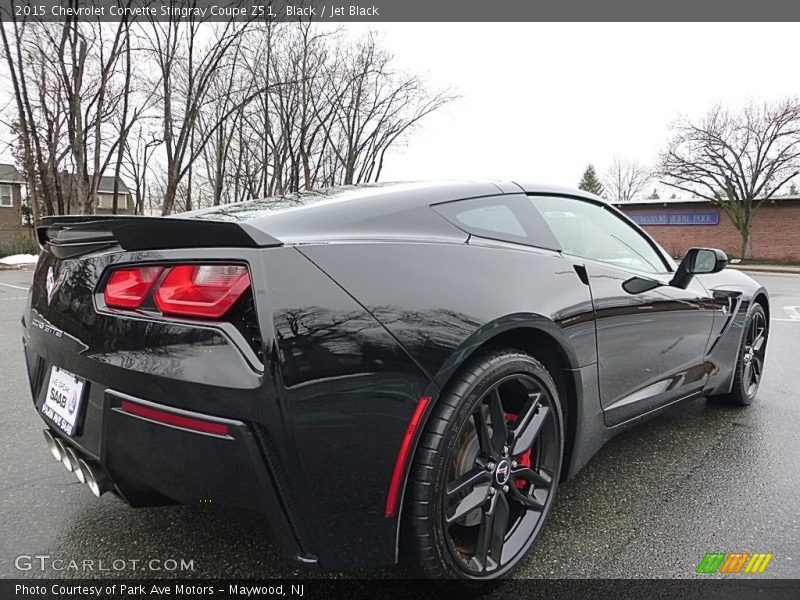 Black / Jet Black 2015 Chevrolet Corvette Stingray Coupe Z51