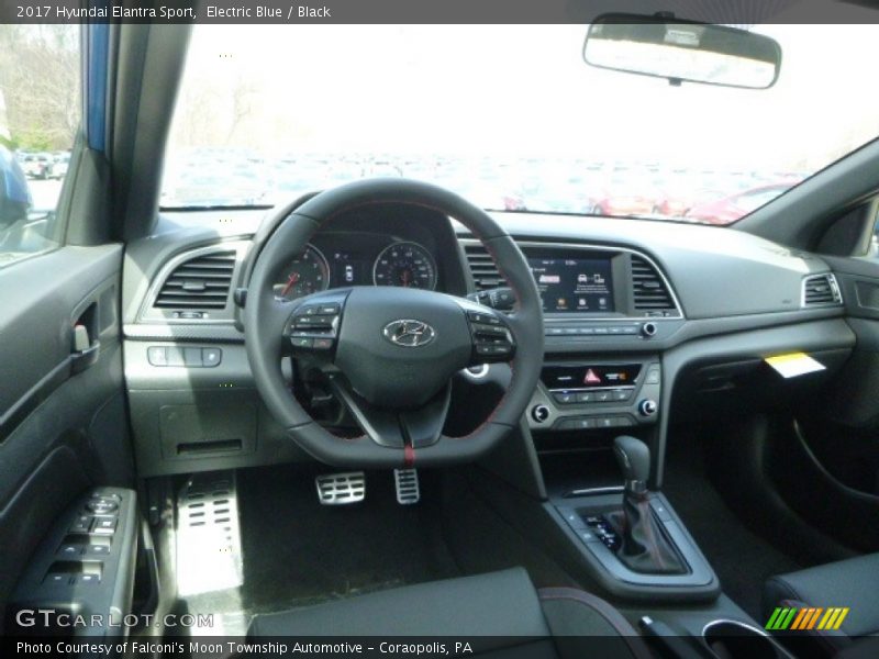Dashboard of 2017 Elantra Sport