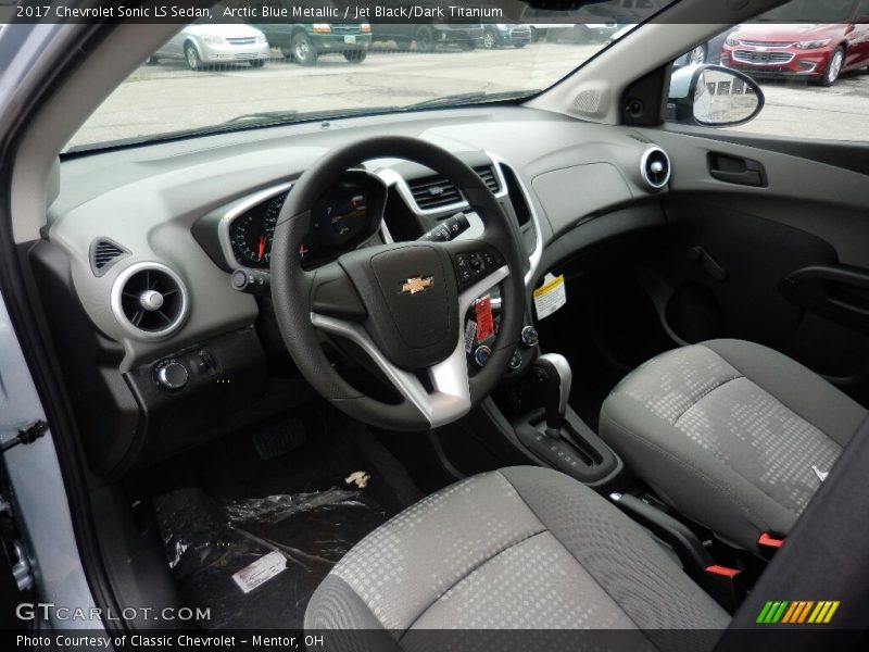 Arctic Blue Metallic / Jet Black/Dark Titanium 2017 Chevrolet Sonic LS Sedan