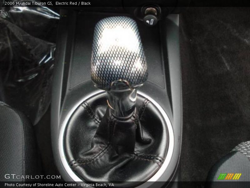 Electric Red / Black 2006 Hyundai Tiburon GS