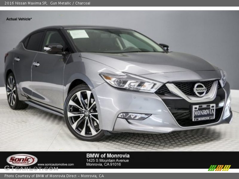Gun Metallic / Charcoal 2016 Nissan Maxima SR