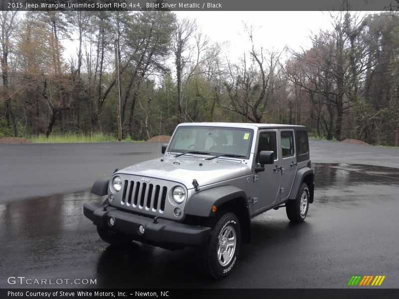 Billet Silver Metallic / Black 2015 Jeep Wrangler Unlimited Sport RHD 4x4
