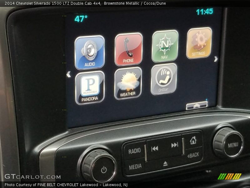 Brownstone Metallic / Cocoa/Dune 2014 Chevrolet Silverado 1500 LTZ Double Cab 4x4