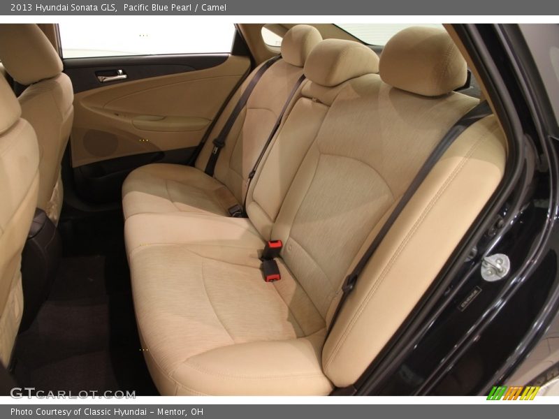 Pacific Blue Pearl / Camel 2013 Hyundai Sonata GLS