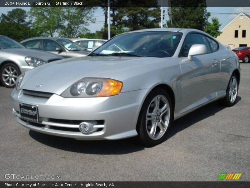 Sterling / Black 2004 Hyundai Tiburon GT