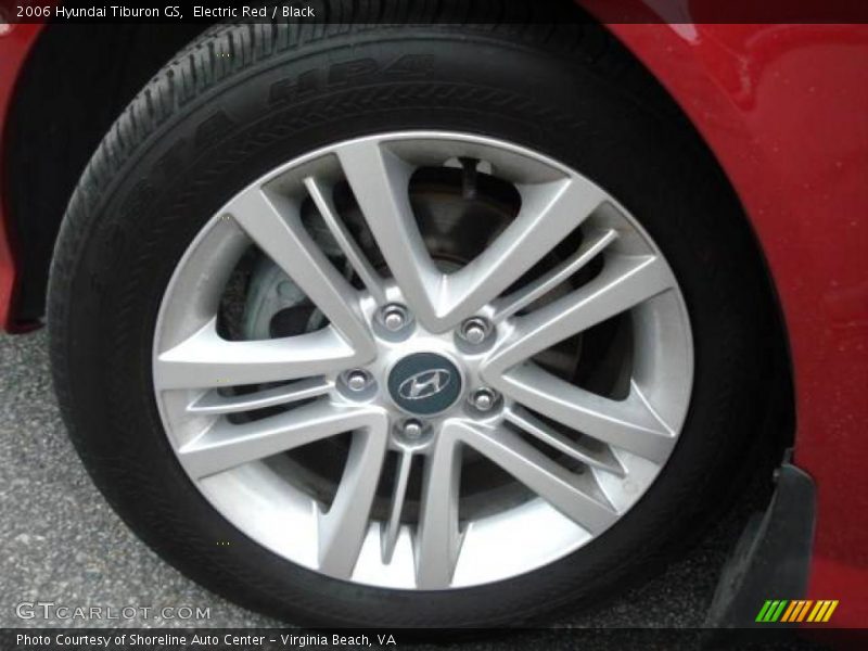 Electric Red / Black 2006 Hyundai Tiburon GS